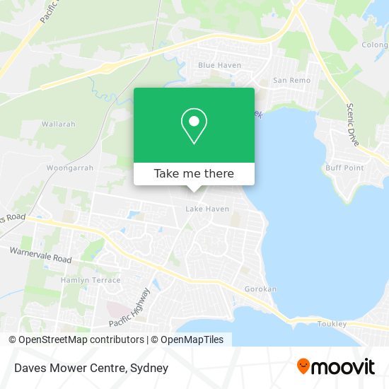 Daves Mower Centre map