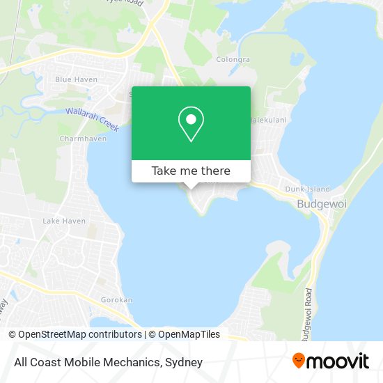 All Coast Mobile Mechanics map