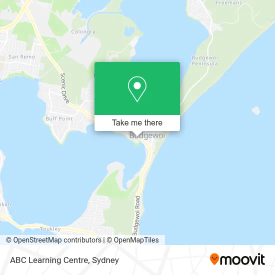 Mapa ABC Learning Centre