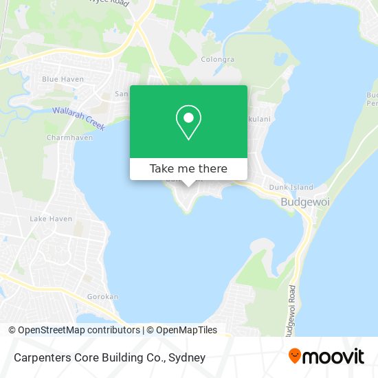 Carpenters Core Building Co. map