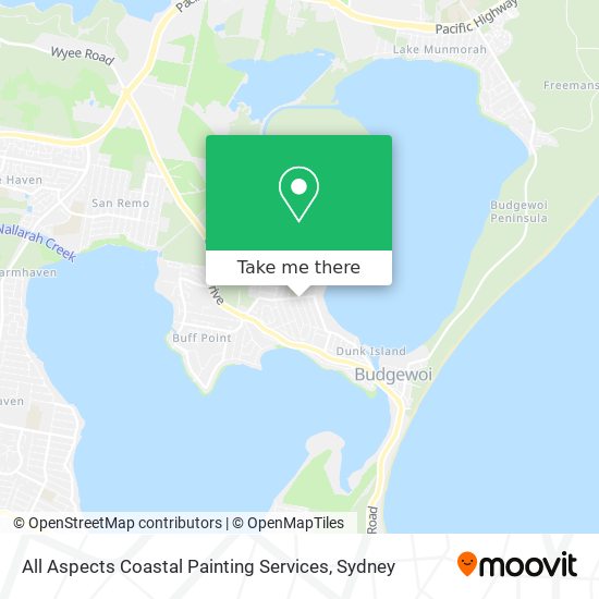 Mapa All Aspects Coastal Painting Services