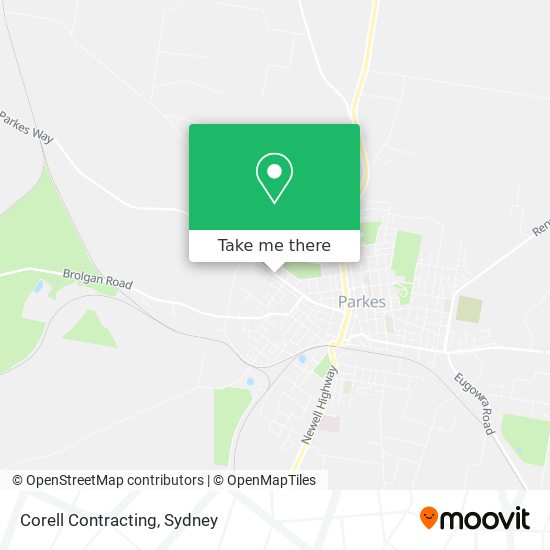 Corell Contracting map