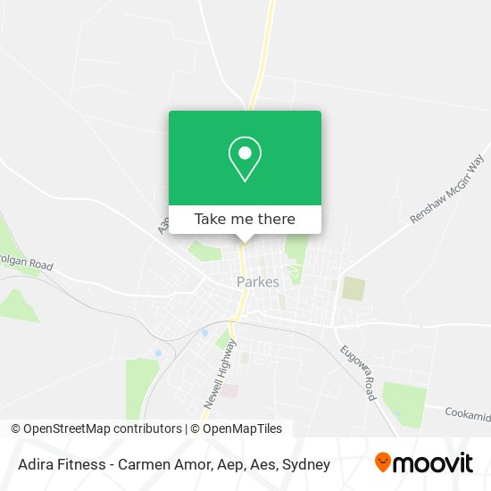 Adira Fitness - Carmen Amor, Aep, Aes map