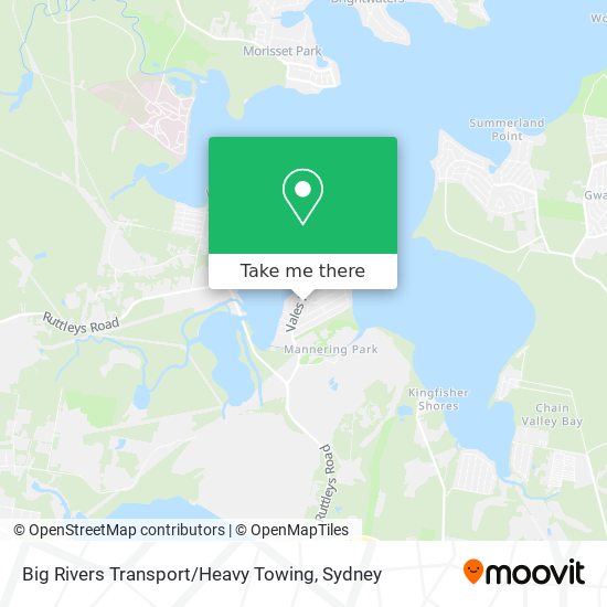 Big Rivers Transport / Heavy Towing map