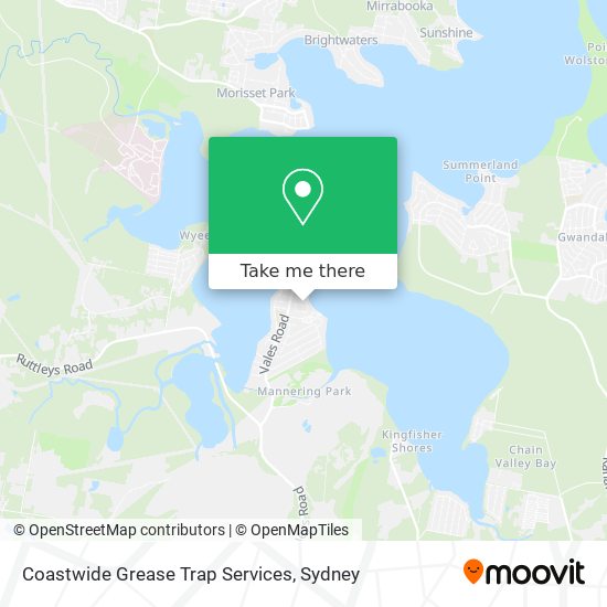 Coastwide Grease Trap Services map