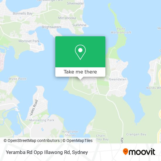 Yeramba Rd Opp Illawong Rd map