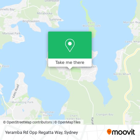 Yeramba Rd Opp Regatta Way map