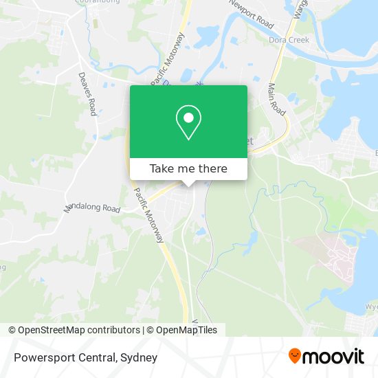 Powersport Central map