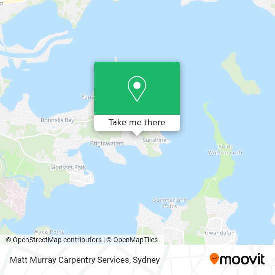 Matt Murray Carpentry Services map