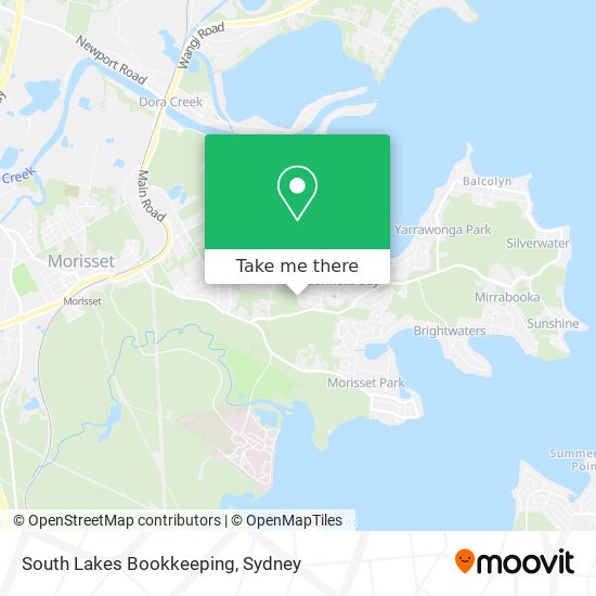 South Lakes Bookkeeping map