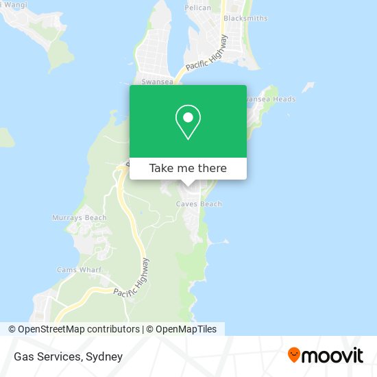 Gas Services map