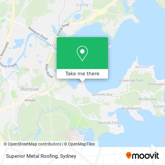 Superior Metal Roofing map