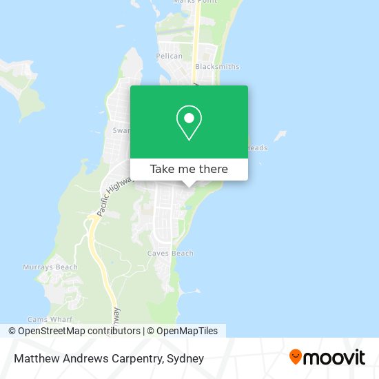 Matthew Andrews Carpentry map