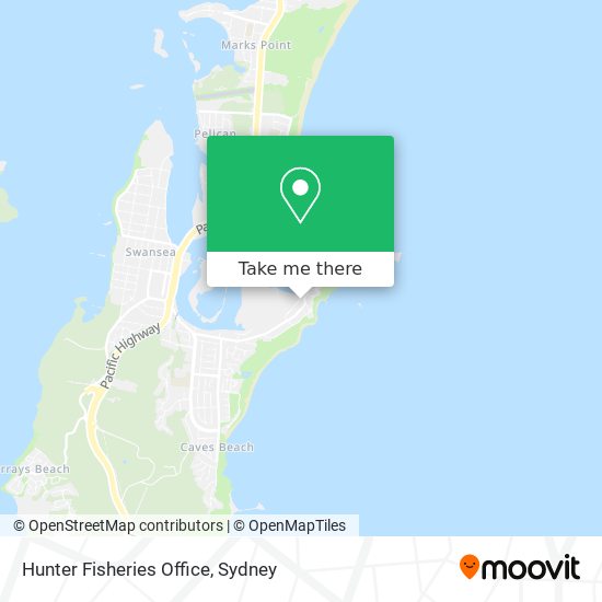 Hunter Fisheries Office map
