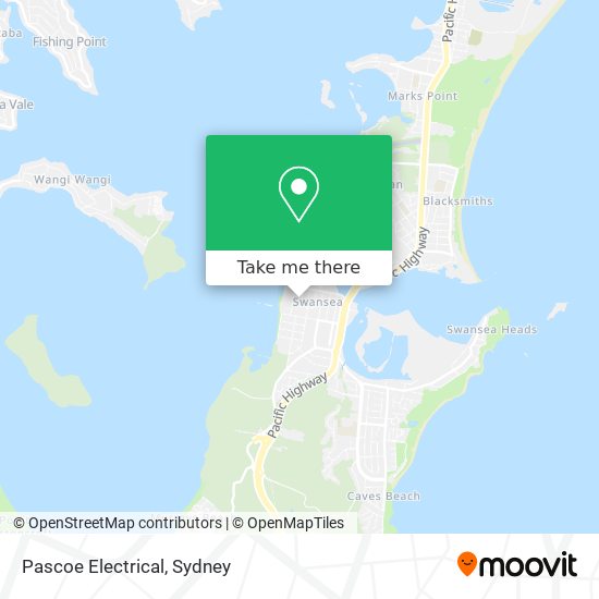 Pascoe Electrical map