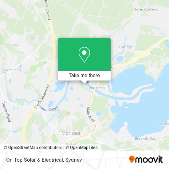 On Top Solar & Electrical map