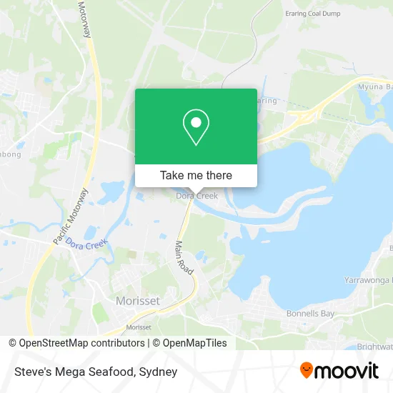 Mapa Steve's Mega Seafood