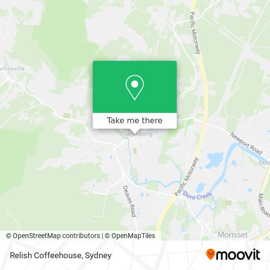 Mapa Relish Coffeehouse