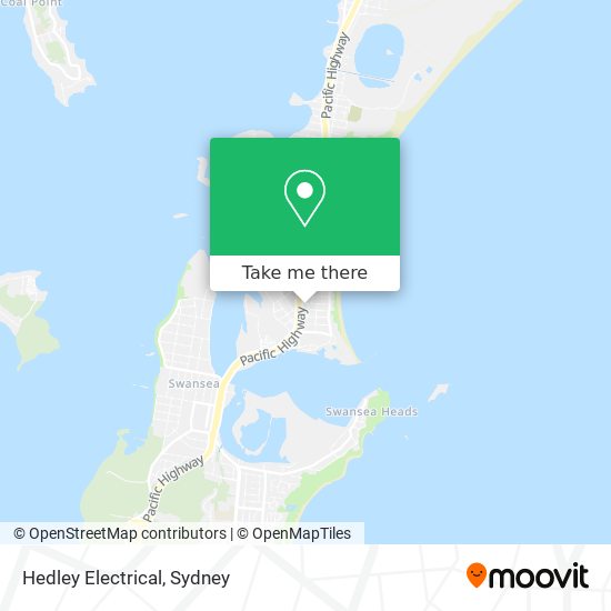 Hedley Electrical map