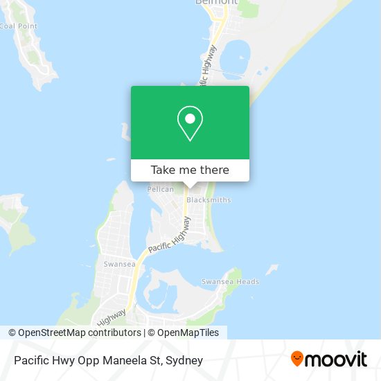 Mapa Pacific Hwy Opp Maneela St