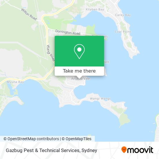 Gazbug Pest & Technical Services map