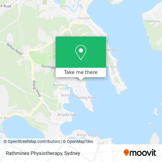 Rathmines Physiotherapy map