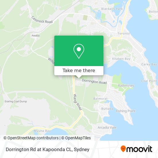 Dorrington Rd at Kapoonda CL map