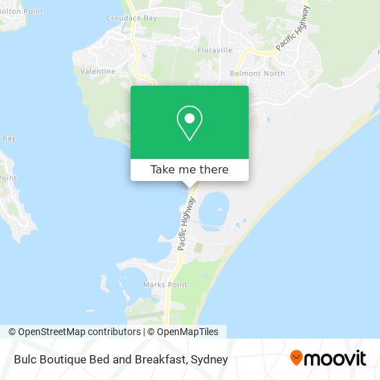 Bulc Boutique Bed and Breakfast map