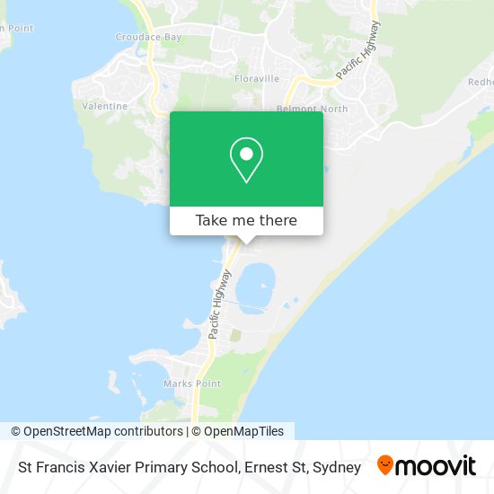 St Francis Xavier Primary School, Ernest St map