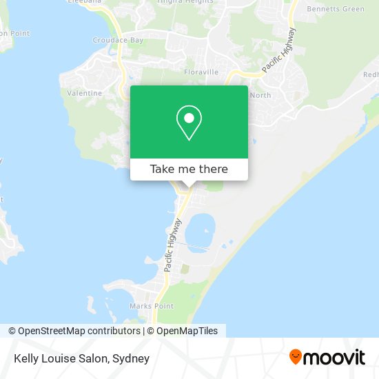 Mapa Kelly Louise Salon