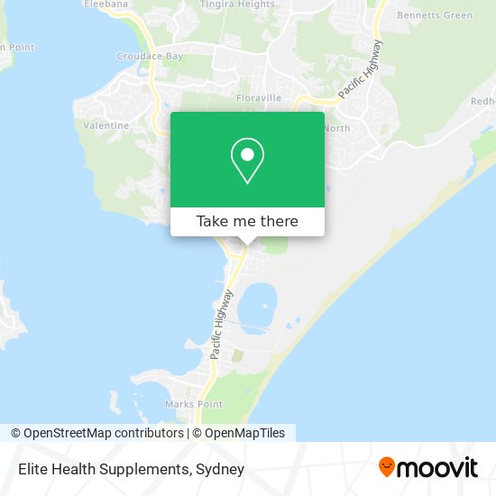 Elite Health Supplements map