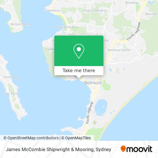 James McCombie Shipwright & Mooring map