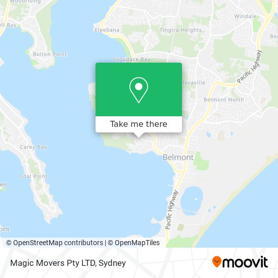 Magic Movers Pty LTD map