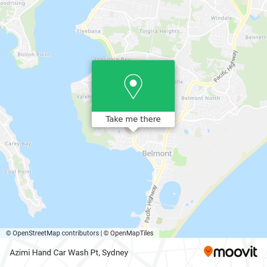 Azimi Hand Car Wash Pt map