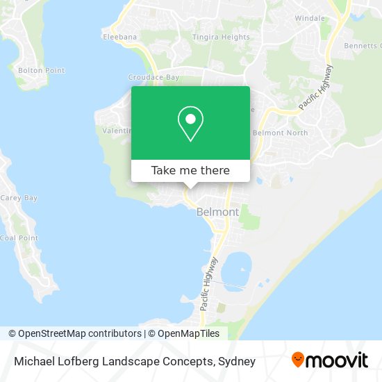 Michael Lofberg Landscape Concepts map