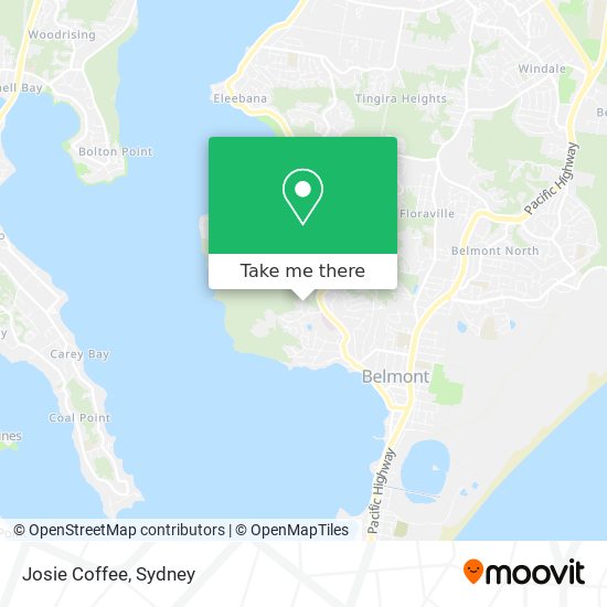 Josie Coffee map