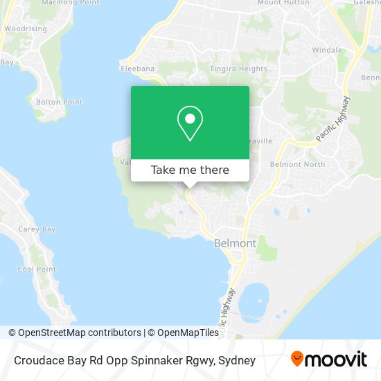 Croudace Bay Rd Opp Spinnaker Rgwy map