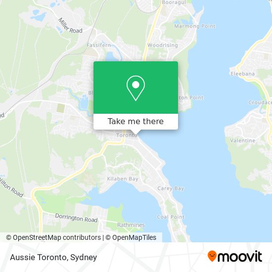 Aussie Toronto map