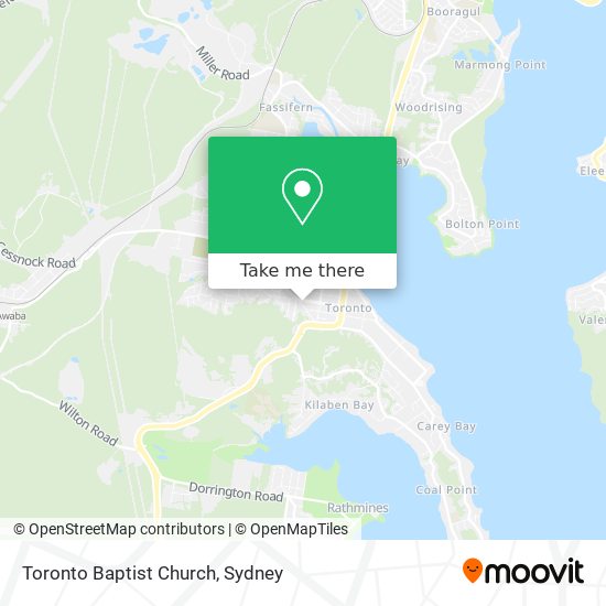 Mapa Toronto Baptist Church