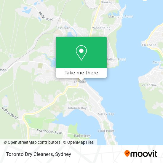 Mapa Toronto Dry Cleaners