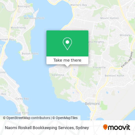 Naomi Roskell Bookkeeping Services map