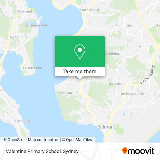 Valentine Primary School map