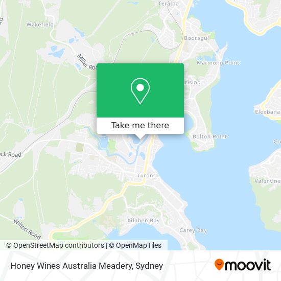 Mapa Honey Wines Australia Meadery
