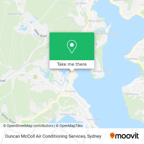 Duncan McColl Air Conditioning Services map