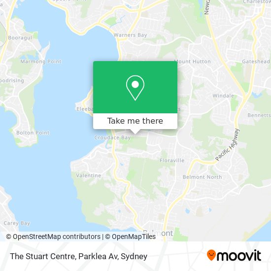 Mapa The Stuart Centre, Parklea Av