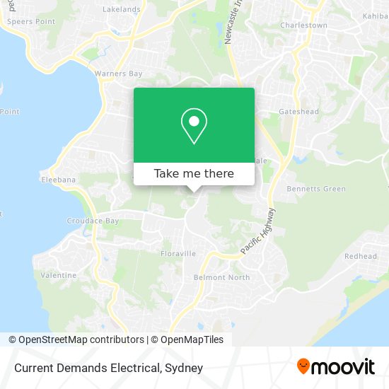 Current Demands Electrical map