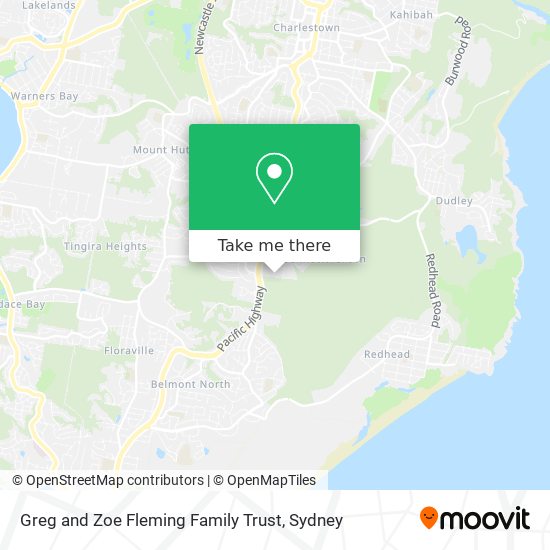 Greg and Zoe Fleming Family Trust map