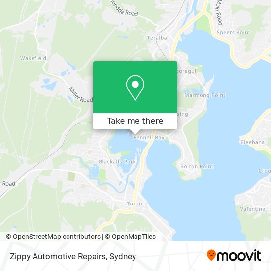 Mapa Zippy Automotive Repairs