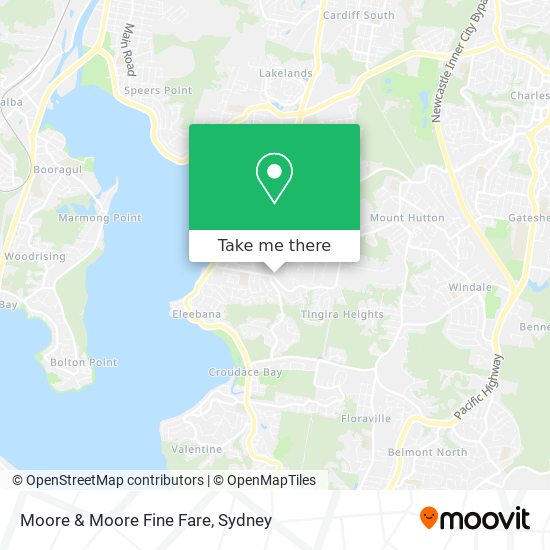 Moore & Moore Fine Fare map