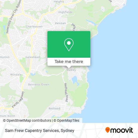 Mapa Sam Frew Capentry Services